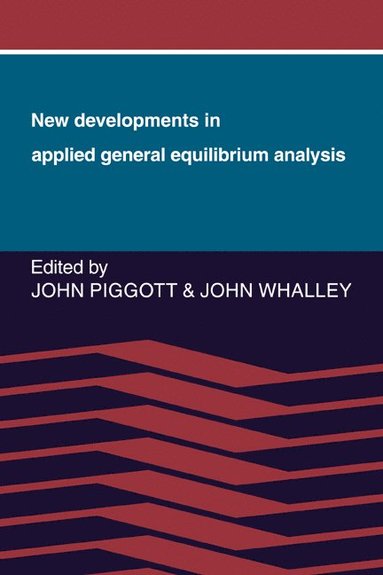 bokomslag New Developments in Applied General Equilibrium Analysis