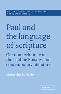 bokomslag Paul and the Language of Scripture