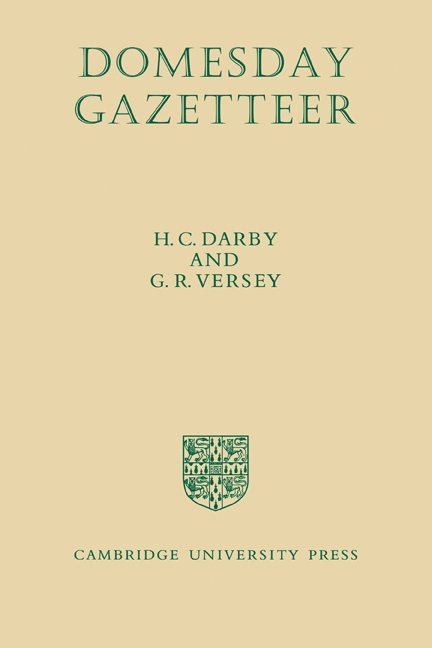 H. C. Darby, G. R. Versey, Darby H. C. - Domesday Gazetteer, Häftad