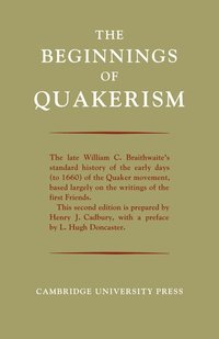 bokomslag The Beginnings of Quakerism