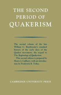 bokomslag The Second Period of Quakerism