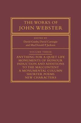 bokomslag The Works of John Webster: Volume 3