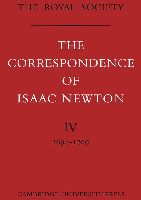 Isaac Newton, J. F. Scott - The Correspondence of Isaac Newton, Häftad