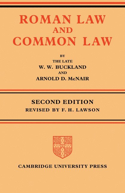 Roman Law and Common Law 1
