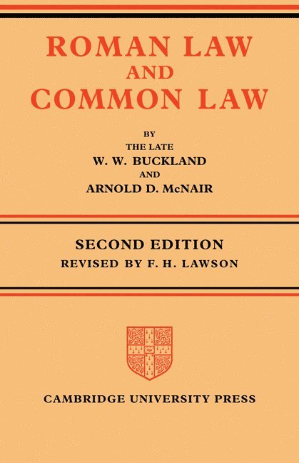 Roman Law and Common Law 1