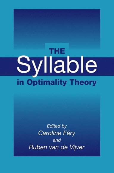 bokomslag Syllable in Optimality Theory