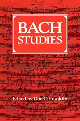 bokomslag Bach Studies