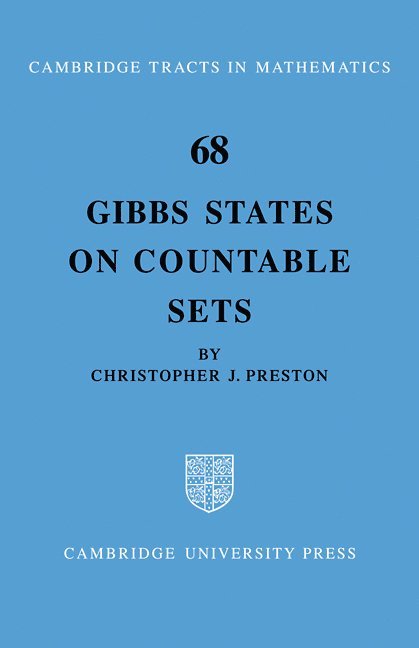 Christopher J. Preston - Gibbs States on Countable Sets, Häftad