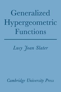 bokomslag Generalized Hypergeometric Functions