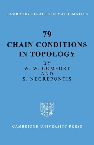 bokomslag Chain Conditions in Topology