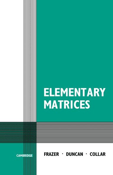 bokomslag Elementary Matrices