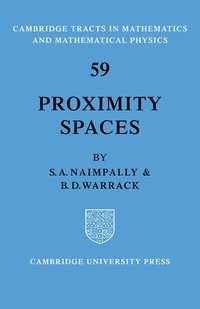 bokomslag Proximity Spaces