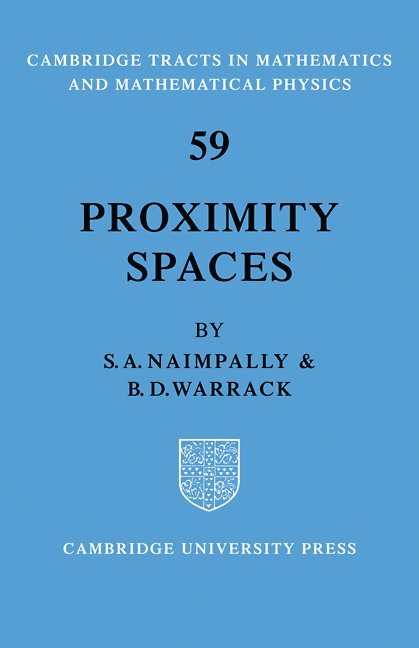 Proximity Spaces 1