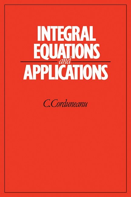 Integral Equations and Applications 1