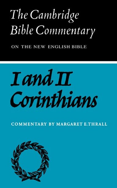 Margaret E. Thrall, Margaret E. Thrall - First and Second Letters of Paul to the Corinthians, Häftad