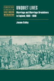 Joanne Bailey, Oxford) Bailey, Joanne (Merton College, Dr Bailey, Joanne - Unquiet Lives, Häftad