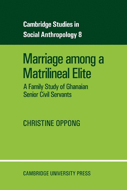 Marriage Among a Matrilineal Elite 1