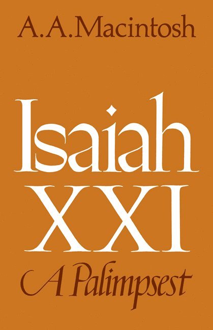 Isaiah XXI 1