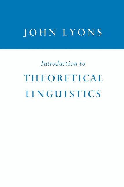 Introduction to Theoretical Linguistics 1