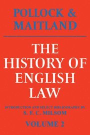 The History of English Law: Volume 2 1