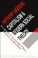 bokomslag Capitalism and Modern Social Theory