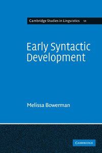 bokomslag Early Syntactic Development