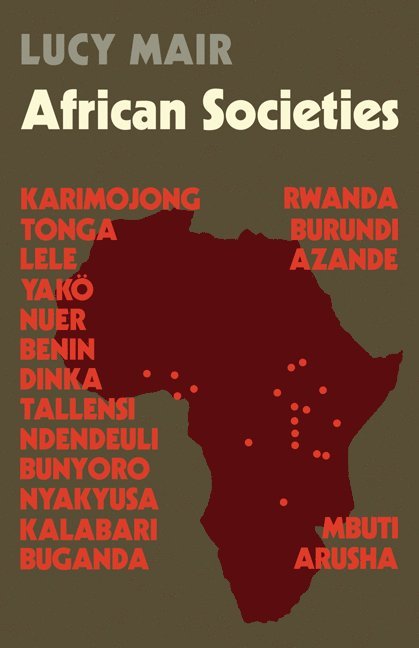 Lucy Mair, Lucy Philip Mair - African Societies, Häftad