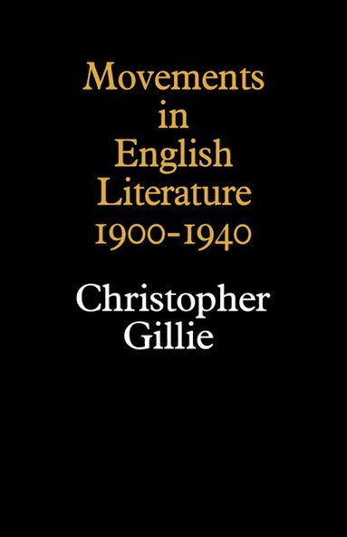 bokomslag Movements in English Literature
