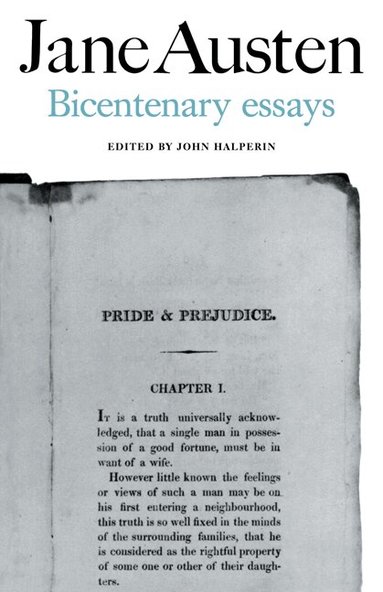 John Halperin, John Halperin - Jane Austen: Bicentenary Essays, Häftad