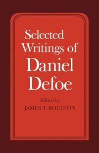 bokomslag Selected Writings of Daniel Defoe