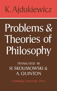 bokomslag Problems and Theories of Philosophy