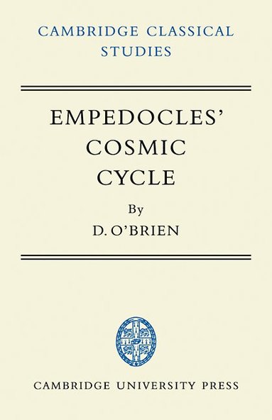 bokomslag Empedocles' Cosmic Cycle