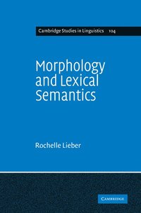 bokomslag Morphology and Lexical Semantics