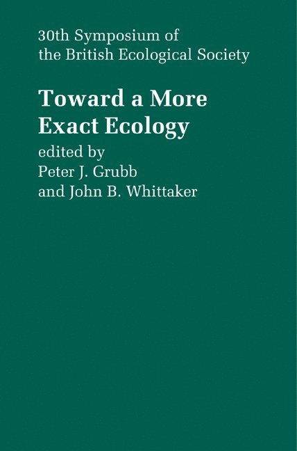 Toward a More Exact Ecology 1