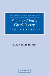 bokomslag Solon and Early Greek Poetry