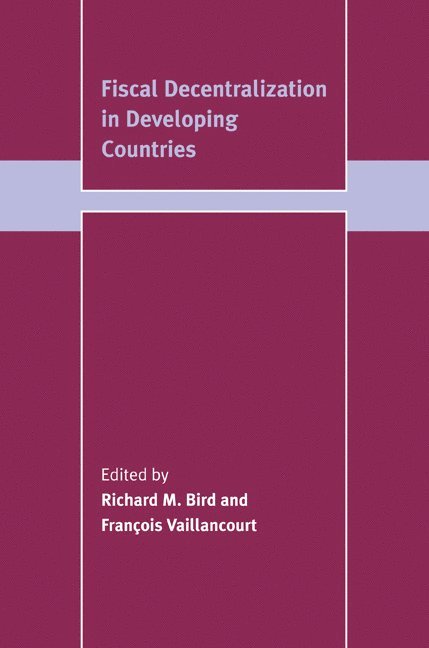 Fiscal Decentralization in Developing Countries 1