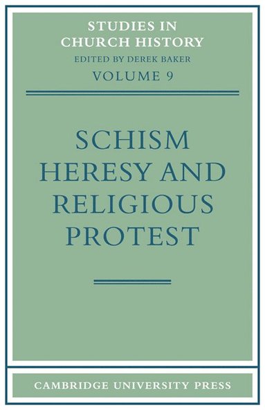 bokomslag Schism, Heresy and Religious Protest