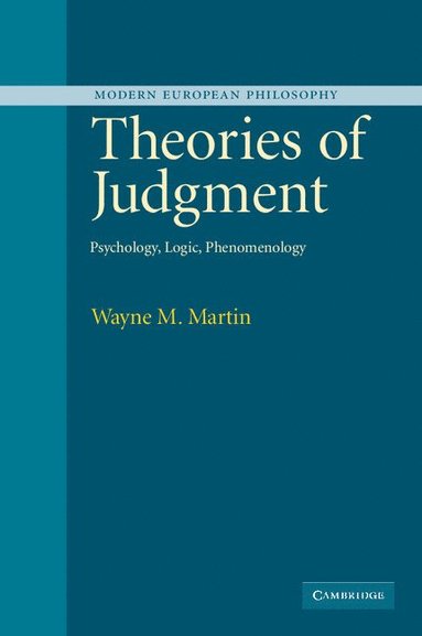 bokomslag Theories of Judgment