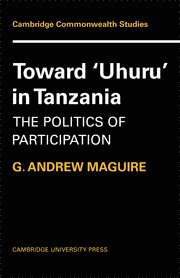 bokomslag Toward 'Uhuru' in Tanzania