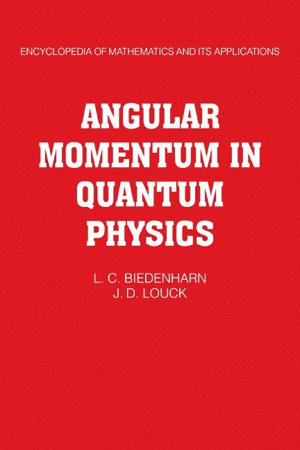 Angular Momentum in Quantum Physics 1