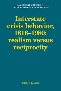 bokomslag Interstate Crisis Behavior, 1816-1980