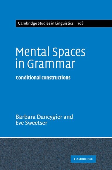 Barbara Dancygier, Eve Sweetser - Mental Spaces in Grammar, Häftad