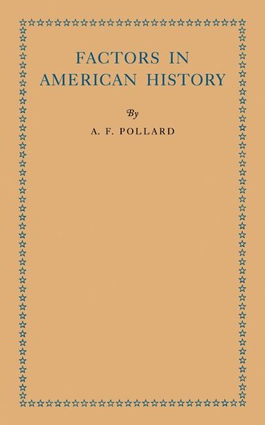 bokomslag Factors in American History