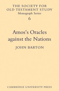 bokomslag Amos's Oracles Against the Nations