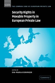 Security Rights in Movable Property in European Private Law 1