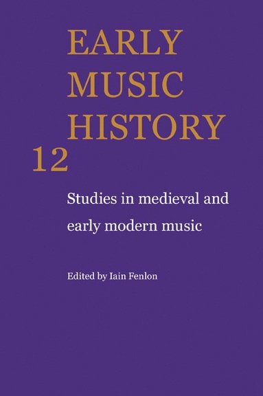 bokomslag Early Music History