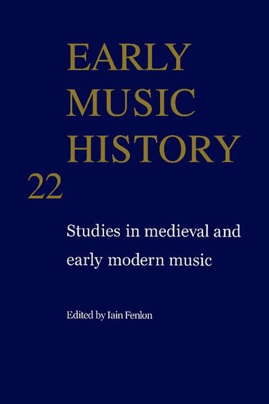 Iain Fenlon - Early Music History, Häftad
