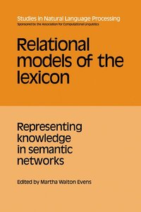 bokomslag Relational Models of the Lexicon