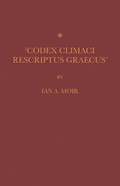 bokomslag Codex Climaci Rescriptus Graecus