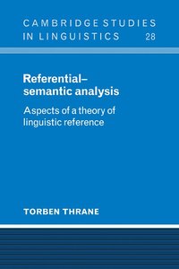 bokomslag Referential-Semantic Analysis